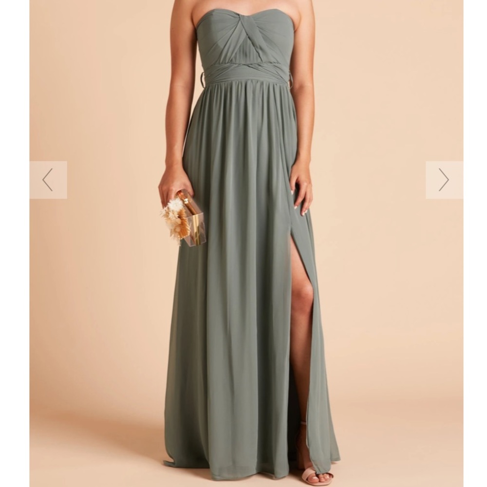 Buddy Grey Bridesmaid Dress NWT